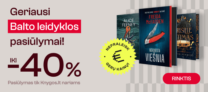 Leidyklos BALTO knygoms iki -40%!