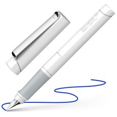 Plunksnakotis Base M iridium baltas