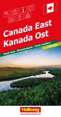 Hallwag Strassenkarte Kanada Ost 1:2,5 Mio.