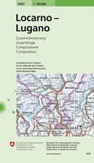 Swisstopo 1 : 50 000 Locarno Lugano
