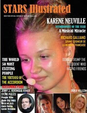 Stars Illustrated Magazine (B&W) March 2018. Economy edition.