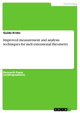 Improved measurement and analysis techniques for melt extensional rheometry