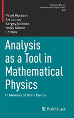 Analysis as a Tool in Mathematical Physics