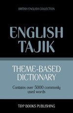 Theme-based dictionary British English-Tajik - 5000 words
