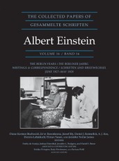 The Collected Papers of Albert Einstein, Volume 16 (Documentary Edition)
