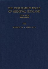 The Parliament Rolls of Medieval England, 1275-1504