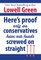 Here's Proof Only We Conservatives Have Our Heads Screwed On Straight!!!
