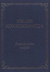 Biblijos konkordancija. Šventojo Rašto rodyklė (medžiaginis viršelis)
