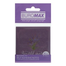 Lipnūs lapeliai ARABESKI 75x75mm 50lap  blizgūs violetiniai