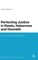 Perfecting Justice in Rawls, Habermas and Honneth
