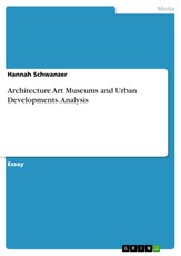 Architecture Art Museums and Urban Developments - Analysis
