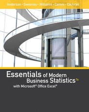 Essentials of Modern Business Statistics with Microsoftoffice Excel (with Xlstat Education Edition Printed Accesscard)