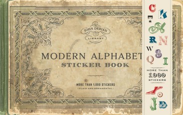 John Derian Modern Alphabets Sticker Book