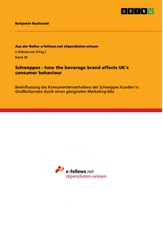 Schweppes - how the beverage brand affects UK's consumer behaviour