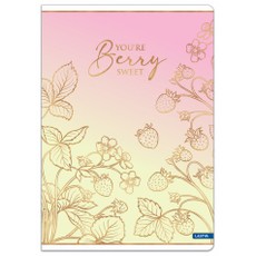 Sąsiuvinis(platus) A5 12lap 80g lang BERRY