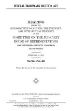 Federal Trademark Dilution Act