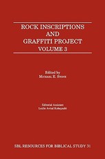 Rock Inscriptions and Graffiti Project, Volume 3