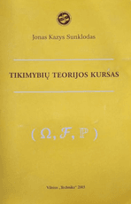 Tikimybių teorijos kursas