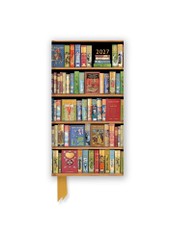 Bodleian Libraries: Bookshelves 2027 Luxury Slimline Pocket Diary Planner - Week to View