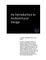 An Introduction to Architectural Design