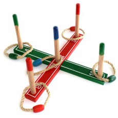 Medinis žaidimas „Žiedų mėtymas“