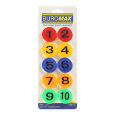 Magnetukai SKAIČIAI 10vnt x 30mm