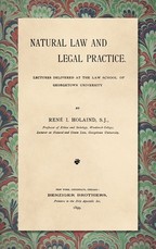 Natural Law and Legal Practice [1899]