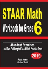 STAAR Math Workbook for Grade 6
