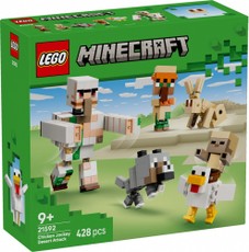 Konstruktorius Blocks Minecraft 21592 — Vištos raitelis: dykumos ataka