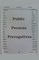 Public Persons Prerogatives