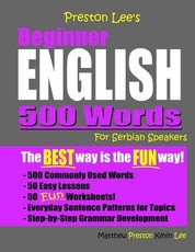 Preston Lee's Beginner English 500 Words For Serbian Speakers