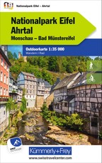 Nationalpark Eifel Ahrtal Monschau, Bad Münstereifel, Nr. 19 Outdoorkarte Deutschland 1:35 000