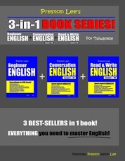 Preston Lee's 3-in-1 Book Series! Beginner English, Conversation English & Read & Write English Lesson 1 - 40 For Taiwanese