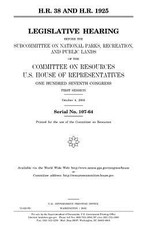 H.R. 38 and H.R. 1925