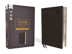 Nasb, Thinline Bible, Large Print, Leathersoft, Black, Red Letter Edition, 2020 Text, Comfort Print