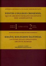 Kražių kolegijos šaltiniai, II dalis
