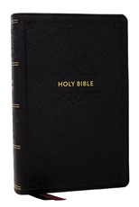 KJV Personal Size Large Print End-Of-Verse Reference Bible, Black Leathersoft, Red Letter, Comfort Print