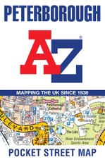 Peterborough A-Z Pocket Street Map
