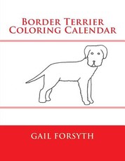 Border Terrier Coloring Calendar