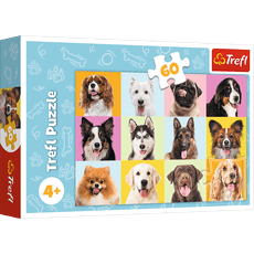 TREFL Dėlionė „Šuniukai“, 60 det.