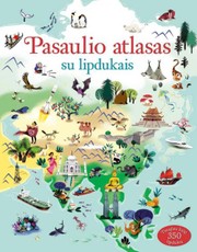 Pasaulio atlasas su lipdukais