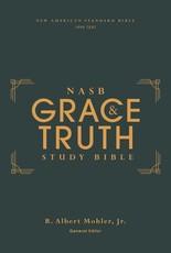 Nasb, the Grace and Truth Study Bible, Hardcover, Green, Red Letter, 1995 Text, Comfort Print