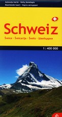 Šveicarijos kelių žemėlapis 1 : 400 000