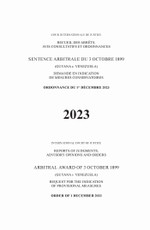 Arbitral Award of 3 October 1899 (Guyana V. Venezuela)