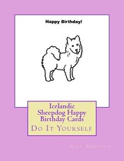 Icelandic Sheepdog Happy Birthday Cards