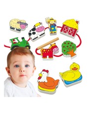 Medinis Montessori varstymo žaidimas VIGA „Ūkis“, nuo 24 mėn.