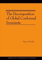 Decomposition of Global Conformal Invariants (AM-182)