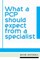 What A PCP Should Expect From A Specialist