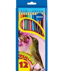 Spalvoti pieštukai Centrum Zoo, 12 sp.