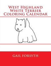 West Highland White Terrier Coloring Calendar